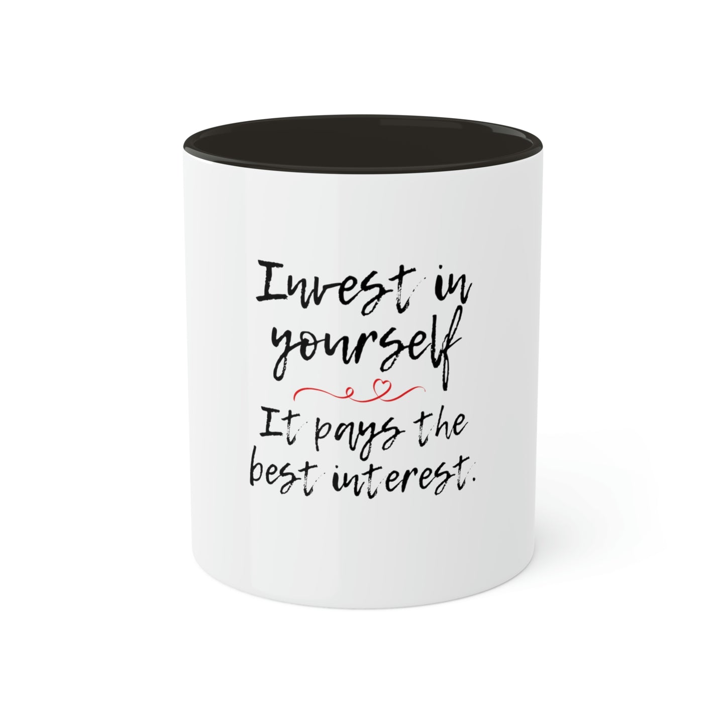 Invest in Yourself Colorful Mugs, 11oz