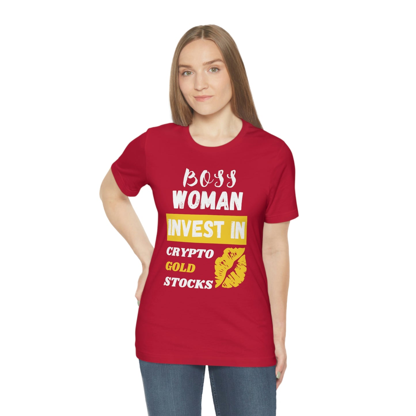 Boss Woman Invest in Stocks, Crypto, Gold T-Shirt