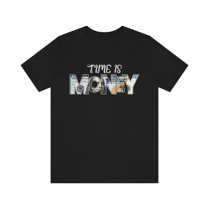 Make a Statement with the "Time is Money" Tee (white version)